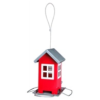 Comedouro Em Metal Para Suspender - Vermelho