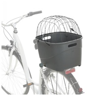 Cesto Plástico Com Tampa Em Arame Para Bicicleta