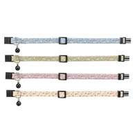 Coleira Elástica "Mushroom" Com Guizo Para Gato