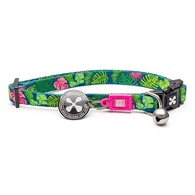 Max & Molly - Coleira Para Gato Com Id Tag "Tropical"