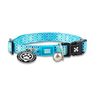 Max & Molly - Coleira Para Gato Com Id Tag "Retro Blue"