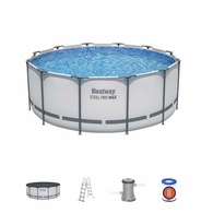 Piscina Steel Pro Max 366x122 Com Depurador 56420D