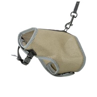 Peitoral + Trela Nylon Para Gatos - Cinza