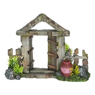 Decoração Para Aquário (Portada De Madeira)