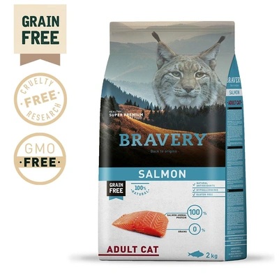 Bravery - Salmon Adult Cat (Grain Free)