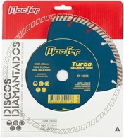 Disco Diamantado Turbo Segmentado Macfer