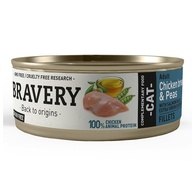 "Bravery" Cat - Chicken Fillet & Peas (12 Unidades)