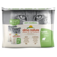 "Almo Nature" Cat Functional Anti-Hairball - Multipack (6 Unidades)