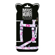 Max & Molly - Conjunto Peitoral + Trela "Cherry Bloom" Para Gato